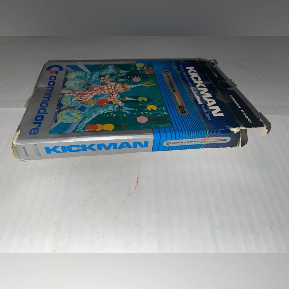 Vintage COMMODORE 64 Game KICKMAN BALLY MIDWAY C-64602 Estate Item UNTESTED
